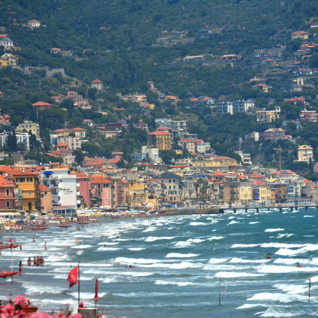 "The italian Riviera" stock image