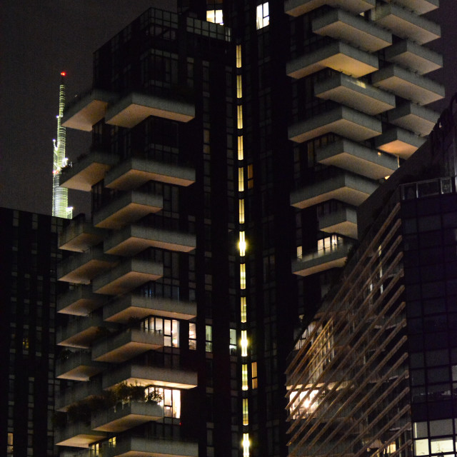 "Sky scrapper in Porta Nuova" stock image