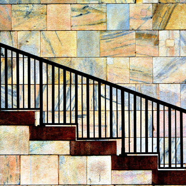 "minimal steps" stock image