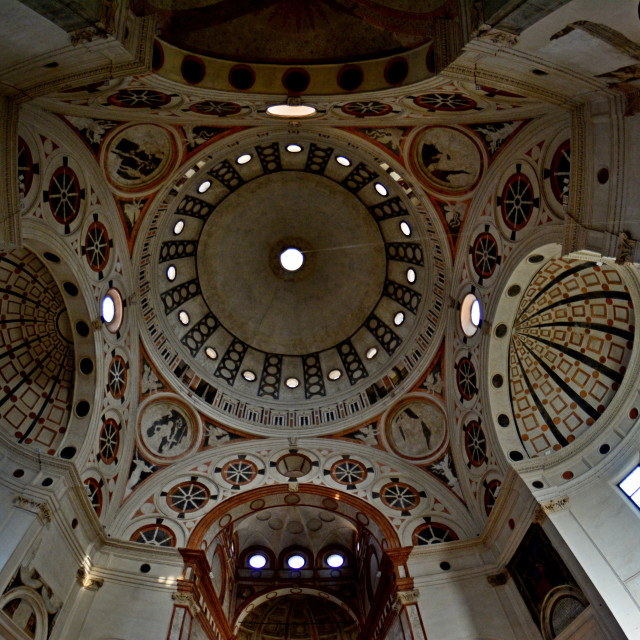 "A church in Milan 2" stock image