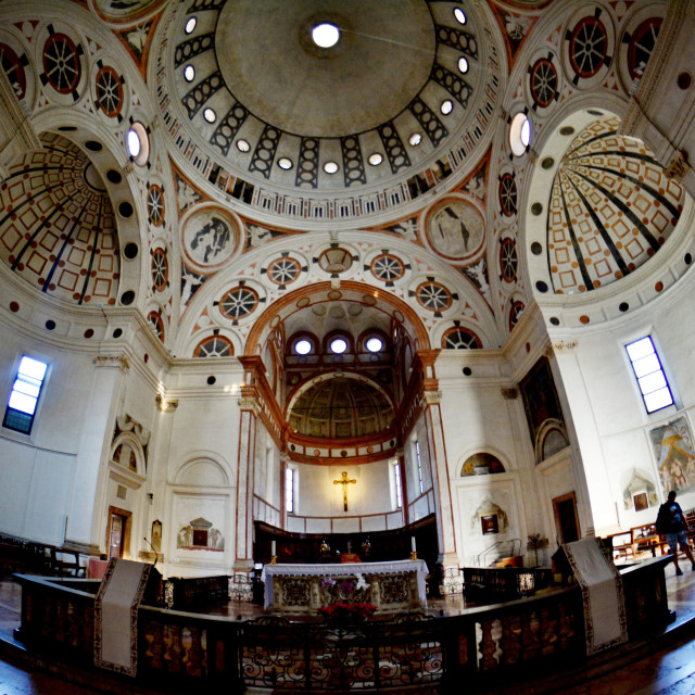 "A church in Milan 1" stock image