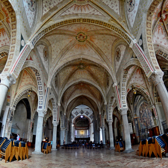 "A church in Milan 3" stock image