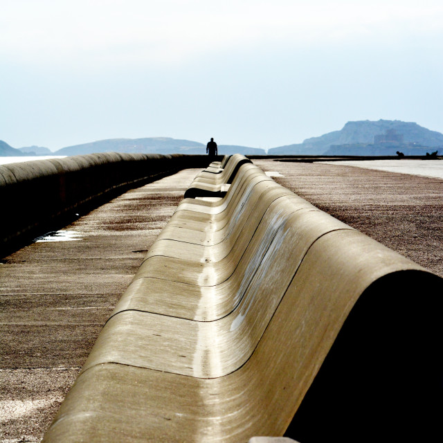 "A man down to road" by Amit Mendelsohn - £50.00 "A man down to road" stock image