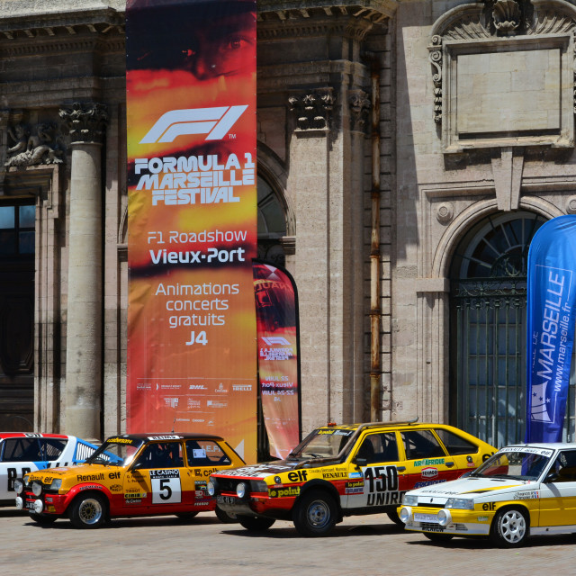"Formula 1 in Marseille" by Amit Mendelsohn - £50.00 "Formula 1 in Marseille" stock image
