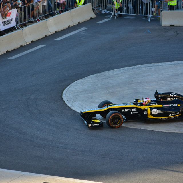 "Formula 1 in Marseille" stock image