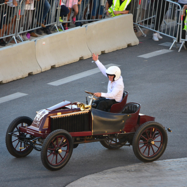 "Formula 1 in Marseille - old but still moving" stock image