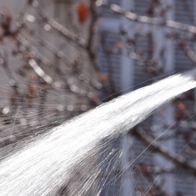 "A stream with long exposure" stock image