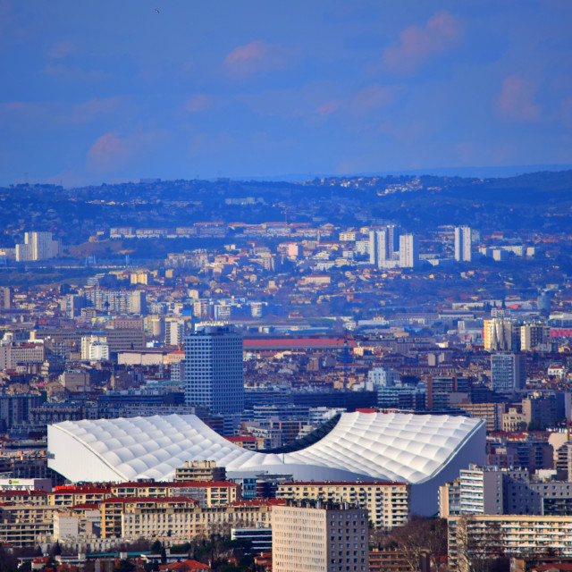 "A view of Marseille" stock image