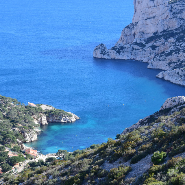 "The crick of Luminy - Marseille" stock image