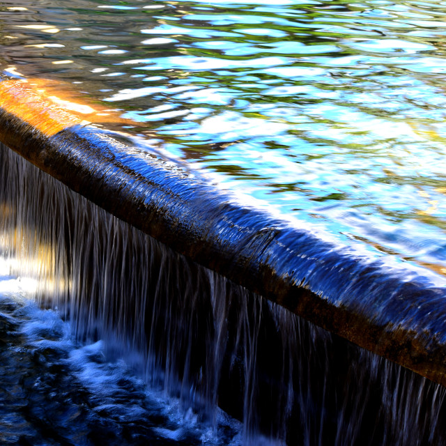 "Water falling" stock image