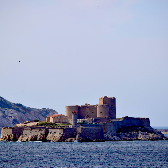 "Chateau d'iff" by Amit Mendelsohn - £50.00 "Chateau d'iff" stock image