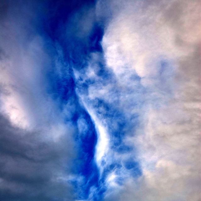 "An interesting clouds formation" stock image