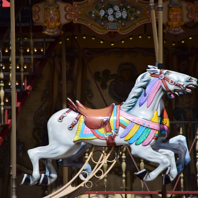 "Merry go round" stock image