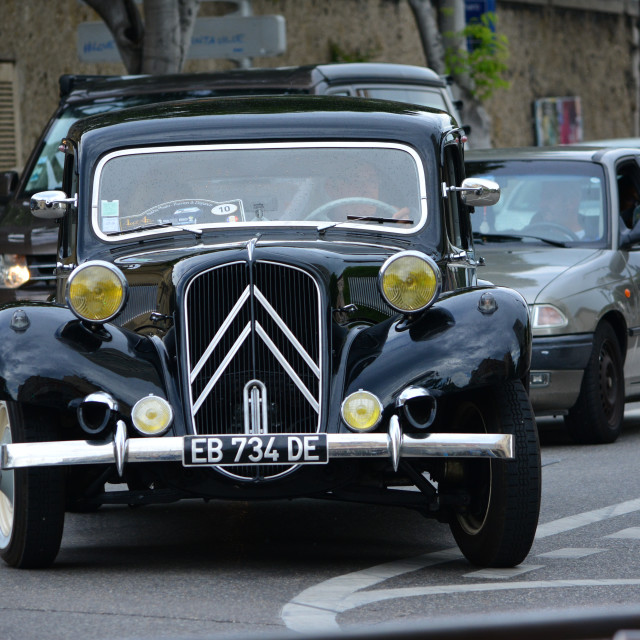 "An old Citroen" stock image