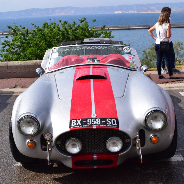 "An old sport car" stock image