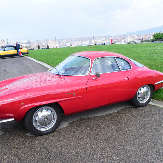 "An old Alfa Romeo" stock image