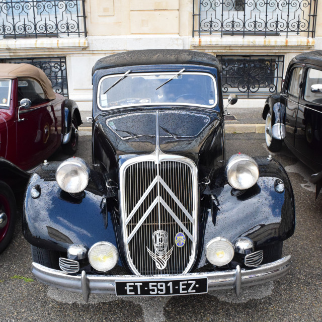 "an Old Citroen" stock image