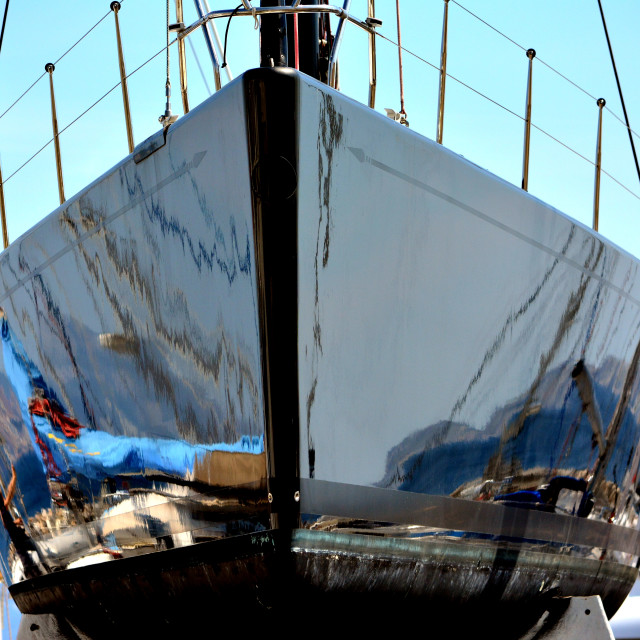 "A brilliant boat" by Amit Mendelsohn - £50.00 "A brilliant boat" stock image