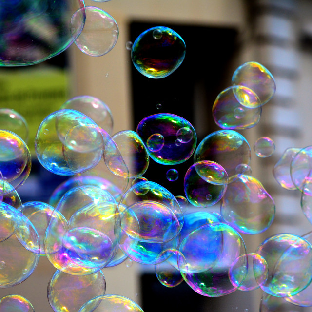 "Soap bubbles" stock image