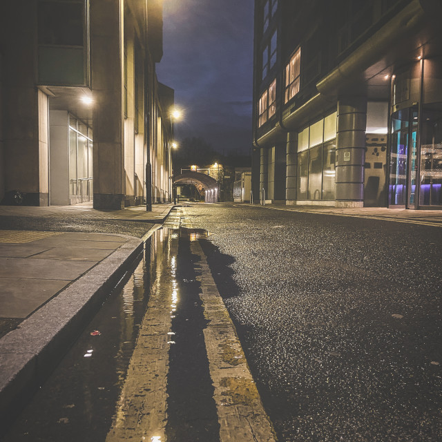 "Empty streets" stock image