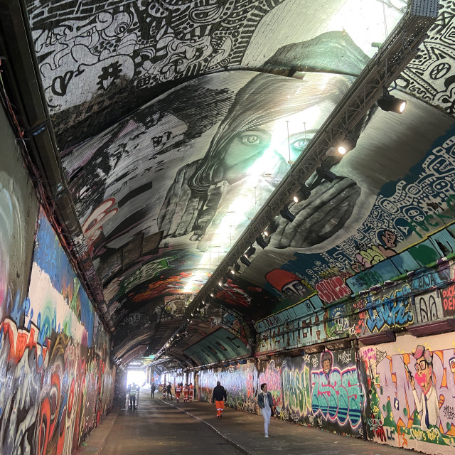 "Leake Street arches" stock image