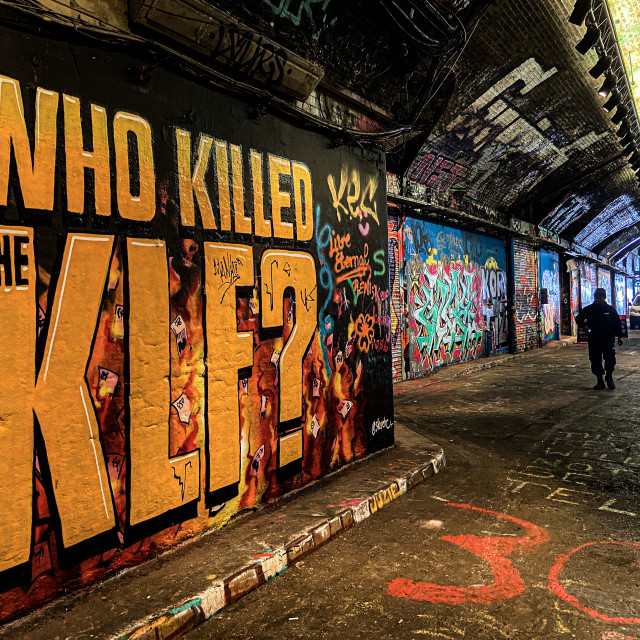 "Leake Street arches" stock image