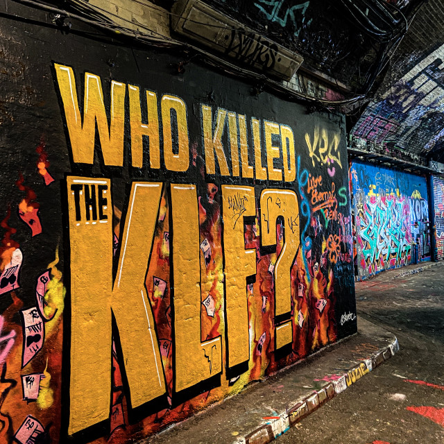 "Leake Street tunnel," by Tim Constable - £10.00 "Leake Street tunnel," stock image