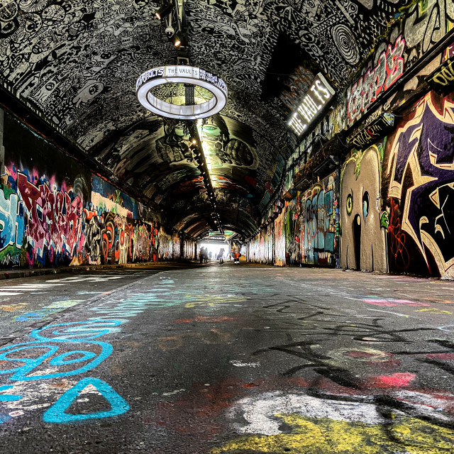 "Leake Street arches" stock image