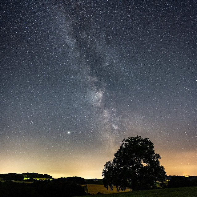 "Milky Way Germany" stock image