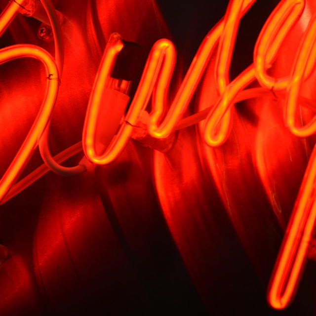 "Red sign" by Amit Mendelsohn - £50.00 "Red sign" stock image