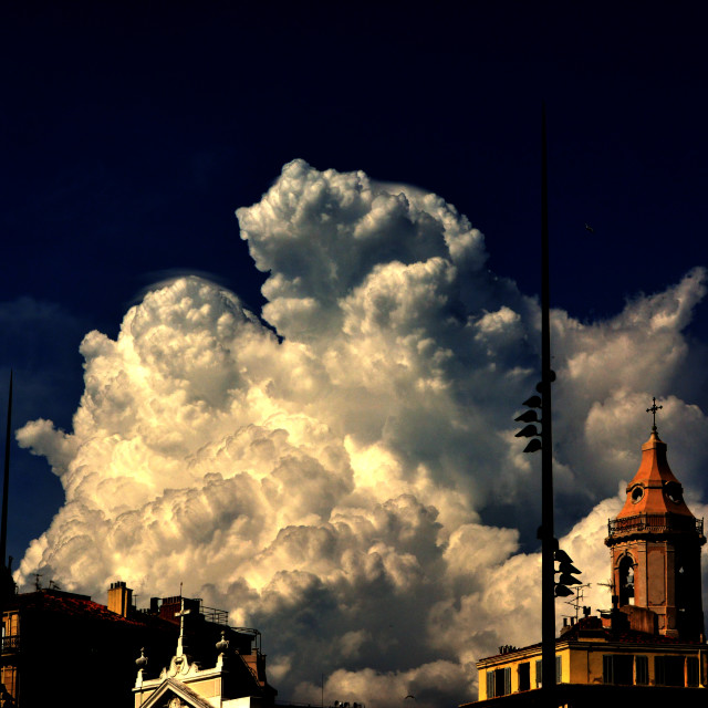 "Explosion like Cloud" by Amit Mendelsohn - £50.00 "Explosion like Cloud" stock image