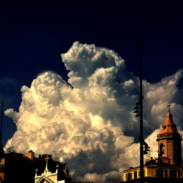 "Explosion like Cloud" stock image