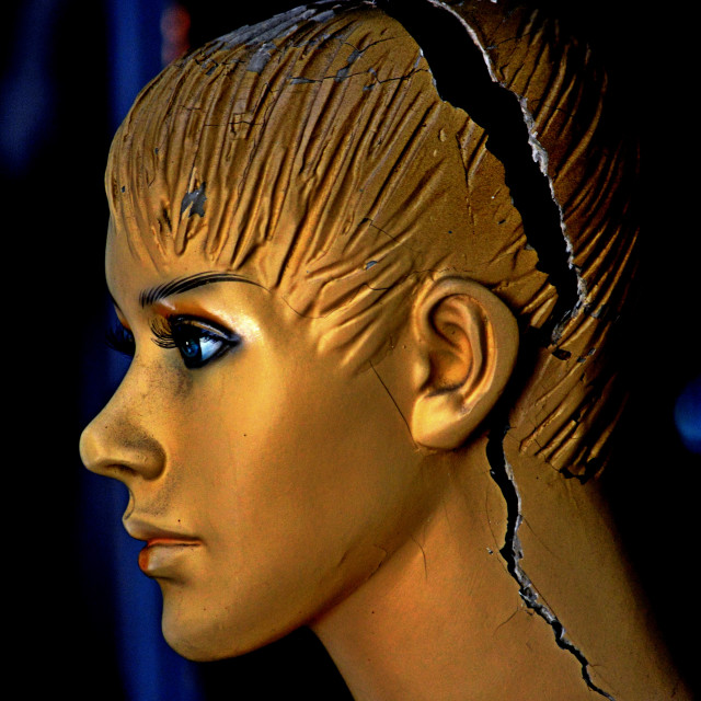 "Broken head" by Amit Mendelsohn - £50.00 "Broken head" stock image