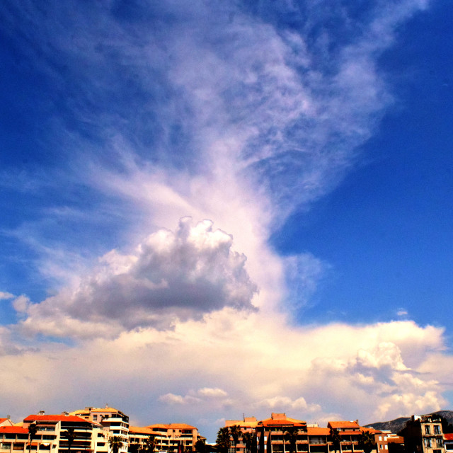 "Magic in the sky" stock image