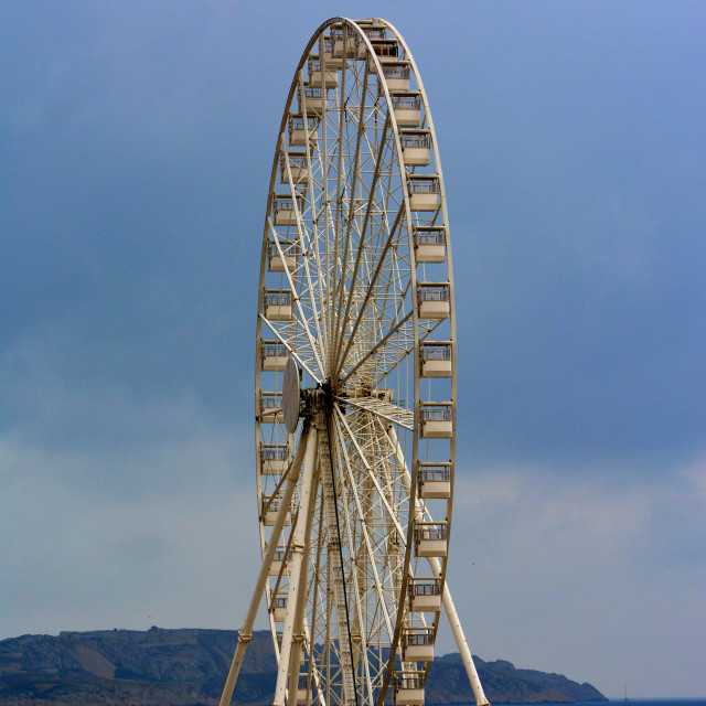 "The big wheel of Marseille" stock image