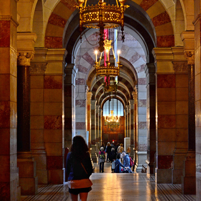 "La major cathedral - wide angle 2" stock image