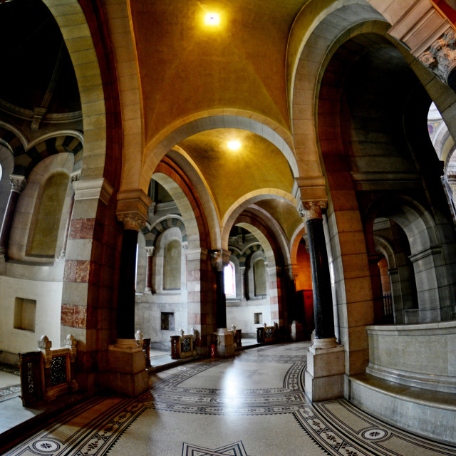 "La major cathedral - wide angle 1" stock image