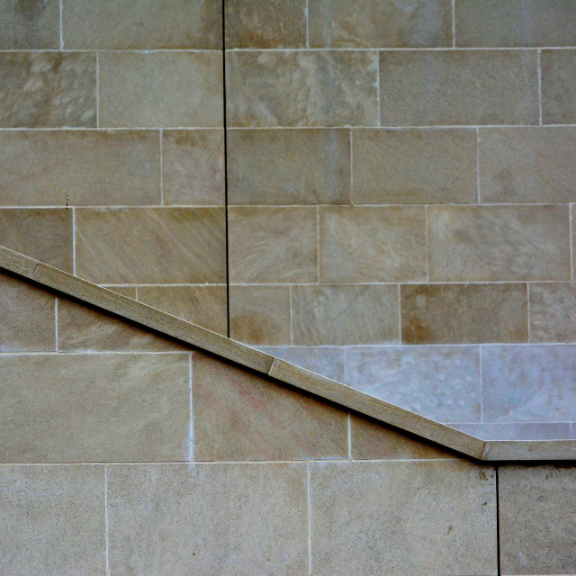 "Minimal view of the steps" by Amit Mendelsohn - £50.00 "Minimal view of the steps" stock image
