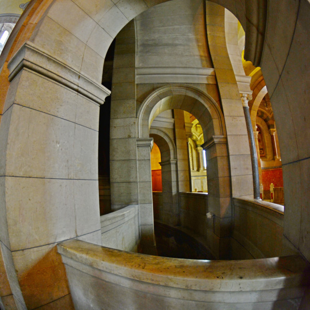 "La major cathedral - wide angle 1" by Amit Mendelsohn - £50.00 "La major cathedral - wide angle 1" stock image