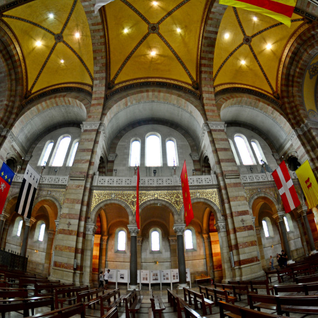 "La major cathedral - wide angle 1" stock image