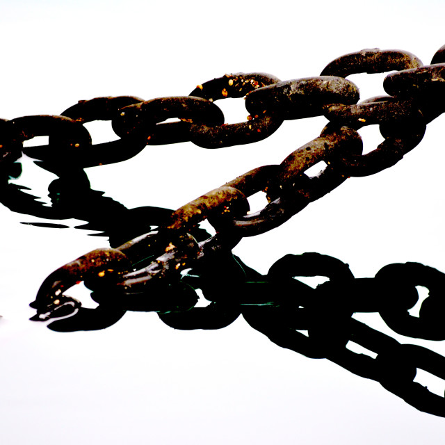 "Chains" by Amit Mendelsohn - £50.00 "Chains" stock image