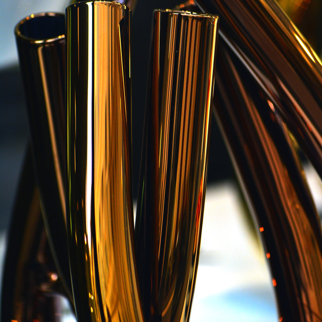 "Shiny pipes" by Amit Mendelsohn - £50.00 "Shiny pipes" stock image