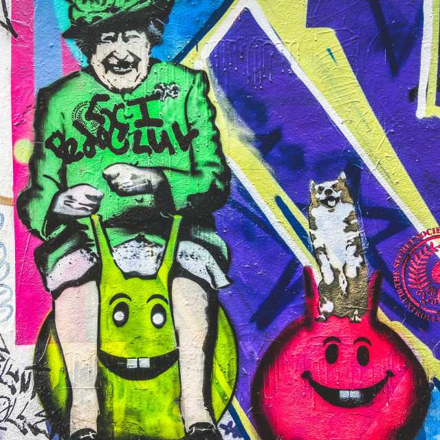 "Energetic queen" by Tim Constable - £10.00 "Energetic queen" stock image
