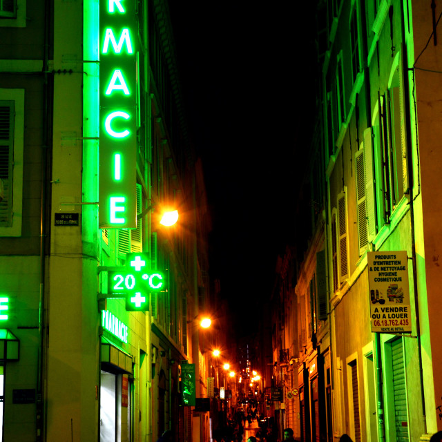 "A street" by Amit Mendelsohn - £50.00 "A street" stock image