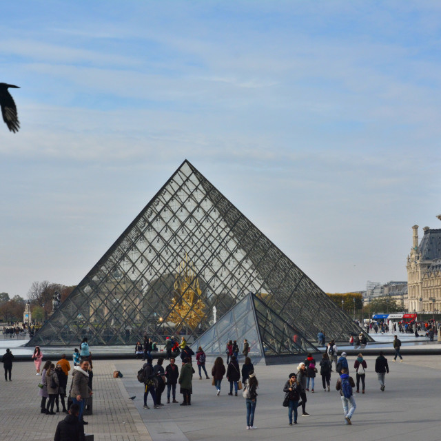 "The louvre" by Amit Mendelsohn - £50.00 "The louvre" stock image
