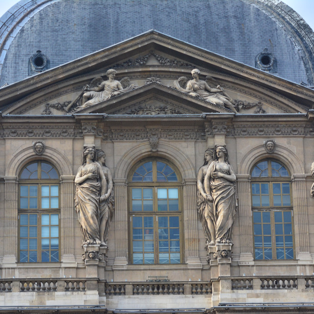 "The Louvre" by Amit Mendelsohn - £50.00 "The Louvre" stock image