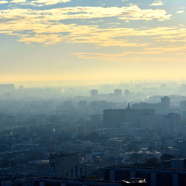 "Paris in the morning" by Amit Mendelsohn - £50.00 "Paris in the morning" stock image