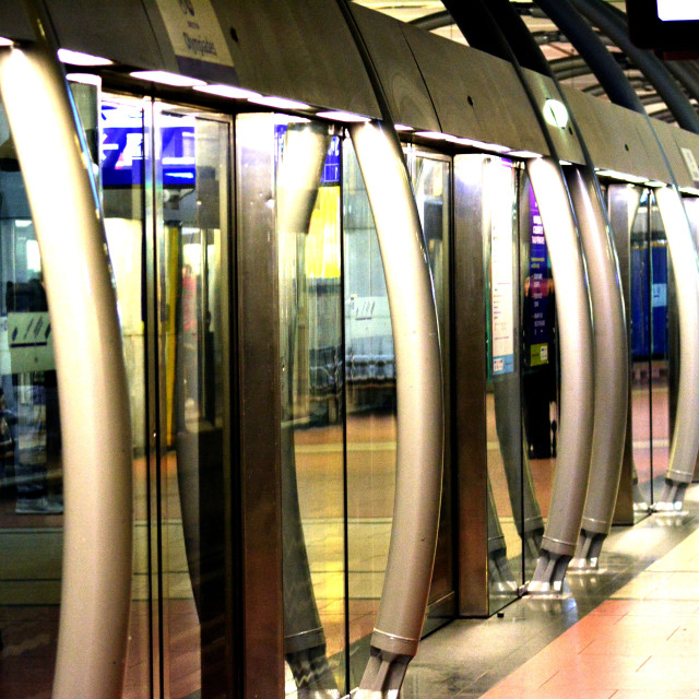 "Metro station Gare de Lyon" by Amit Mendelsohn - £50.00 "Metro station Gare de Lyon" stock image