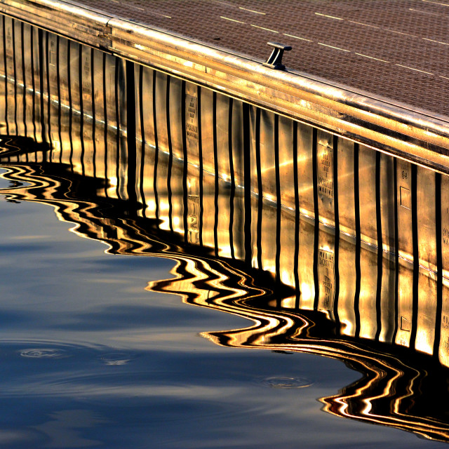 "A dock" by Amit Mendelsohn - £50.00 "A dock" stock image
