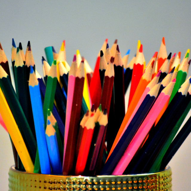 "Colours to draw with" by Amit Mendelsohn - £50.00 "Colours to draw with" stock image
